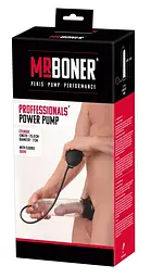 Помпа для пеніса Mister Boner Professionals Power Pump 25 см прозорий - мініатюра 5