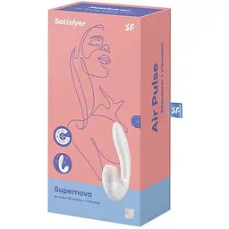 Вакуумний вібратор Satisfyer Supernova White - мініатюра 4