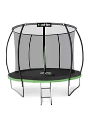 Батут Outtec Premium 10ft (312см) чорно-зелений з внутрішньою сіткою - мініатюра 1