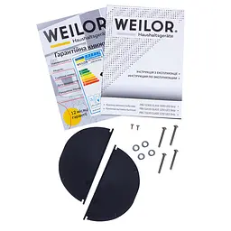 Витяжка повновбудована WEILOR PBS 52650 GLASS BL 1250 LED Strip - мініатюра 9