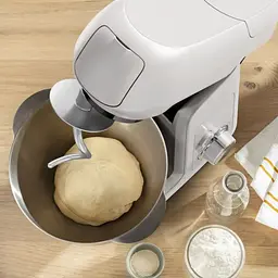 Кухонна машина Bake Partner 1100Вт, чаша-метал, корпус-пластик, насадок-8, білий Tefal kuh0015191 - мініатюра 6