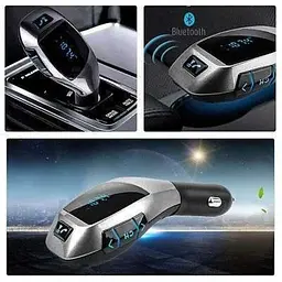Автомобільний FM трансмітер модулятор до машини H20 Bluetooth MP3 - мініатюра 4