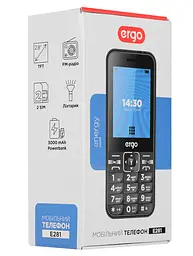 Мобільний телефон ERGO E281 Dual Sim Black (6653749) - мініатюра 5