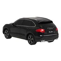 Машинка на управлінні Porsche Cayenne Turbo 1:24 чорна RASTAR - мініатюра 3