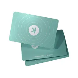 Криптогаманець Tangem 2.0 x Kaspa Wallet Turquoise набір з 3 карток, бірюзовий (TG128X3-KT) - мініатюра 2