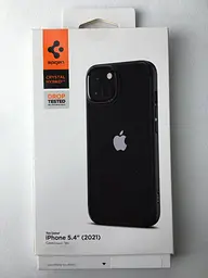 Чохол прозорий протиударний Spigen Ultra Hybrid Crystal ACS03351 для iPhone 13 Mini (5.4") Matte Black - мініатюра 3