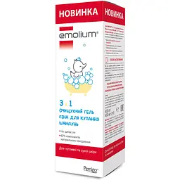Шампунь-гель для душу 3 в 1 Emolium 400 мл - мініатюра 3