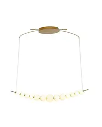 Люстра Italux PND-36472-37W-3K-GD Ronza Led 1x37W 3000K 3100Lm IP20 Gold