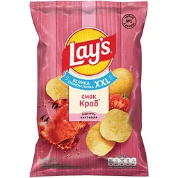Чипси Lays зі смаком краба 170 г (920447)