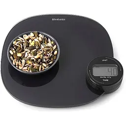 Ваги кухонні Brabantia Tasty+ цифрові чорні (122880) - мініатюра 2