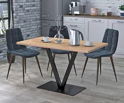 Обідній стіл Вінсент Loft Design (Дуб Крафт золотий)