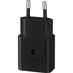 Мережевий зарядний пристрій Samsung 15W PD Black (EP-T1510NBEGEU) [65025] - мініатюра 1