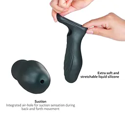 Насадка на пеніс Dorcel Man.Wand Ryzer Max, 18.2 см (зелений) - мініатюра 2
