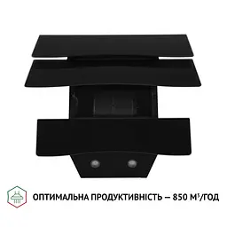 Витяжка декоративна похила PERFELLI DNS 6482 D 850 BL LED - мініатюра 6
