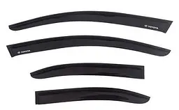 Дефлектори вікон для Toyota Avensis II 2003-2009 Седан Скотч 3M Voron Glass - мініатюра 3