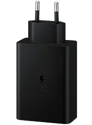 Мережевий зарядний пристрій Samsung 65W Power Adapter Trio w/o Cable Black (EP-T6530NBEGRU) [71465] - мініатюра 2