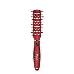 Щітка для волосся двостороння продувная Salon Professional 9541 SL, Бордова