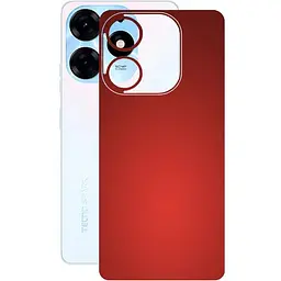 Защитная пленка StatusSKIN для Tecno Spark 10 Pro Корпус Винил красная матовая