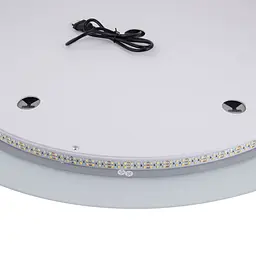 Дзеркало Qtap Taurus R800 з LED-підсвічуванням Touch, з антизапотіванням, з димером температури кольору (3000-6500K) QT2478R807 - мініатюра 7