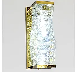 Світлодіодне настінне бра Artlight 88031/290WGD, 19 Вт, золото та прозоре скло - мініатюра 4