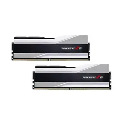 Модуль пам`ятi DDR5 2x32GB/6000 G.Skill Trident Z5 Silver (F5-6000J3238G32GX2-TZ5S)