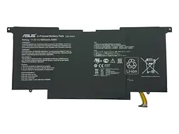Посилена акумуляторна батарея для ноутбука Asus C22-UX31 UX31A 7.4V Black 6840 mAh - мініатюра 2
