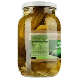 Огірки мариновані пастеризовані 980 г (918344) - мініатюра 2