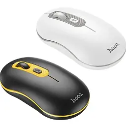 Бездротова миша Hoco GM21 Platinum 2.4G Business Wireless Mouse White Gray - мініатюра 4