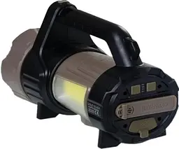 Переносний потужний ліхтар Gold Silver GS-910 15W Коричневий (GS-910_1138) - мініатюра 4