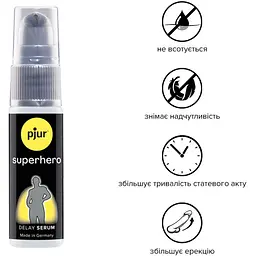 Пролонгувальний гель Pjur SuperHero Serum 20 мл - мініатюра 2