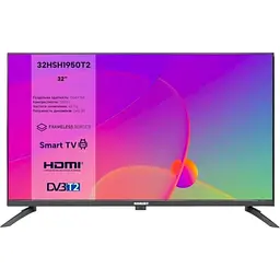 Телевізор 32" 32HSQ1221T2, Black, LED, 1366х768, 60 Гц Romsat teh0019703