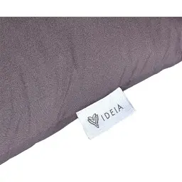 Подушка декоративна Ideia Rain з вишивкою коричневий 50х50 см (8-32196) - мініатюра 5