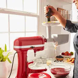 Насадка-сито для перетирання овочів і фруктів KitchenAid 5KSMFVSP до моделі 5KSMFGA біла - мініатюра 3