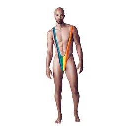 Чоловічі стрінги Rainbow Mankini OOTB - мініатюра 2