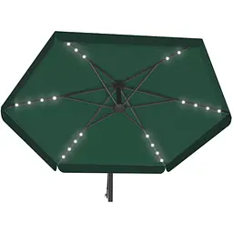 Садова парасоля GardenLine GAO1510 з LED підсвіткою Green [144769] - мініатюра 3
