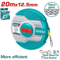 Рулетка Total TMTF13206 20 мх12.5 мм (TMTF13206) - мініатюра 2