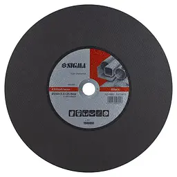 Круг відрізний по металу Sigma Ø350×3.5×25.4 мм (1940891)