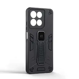 Чехол для Motorola G57 Power 5G, Proover, черный, с подставкой и магнитом, противоударный, ударопрочный, бронированный, панель-накладка, защита всего корпуса, термополиуретан (TPU) + поликарбонат (PC), ArmorStandart (ARM89737) - мініатюра 2
