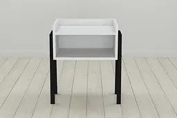Тумба модульна Ferrum-decor Джузі 540x450x320 метал Чорний ДСП Білий 16 мм (FRD-102968) - мініатюра 3
