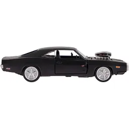 Машинка Rastar 1970 Dodge Charger R/T 1:36 Чорний - мініатюра 4