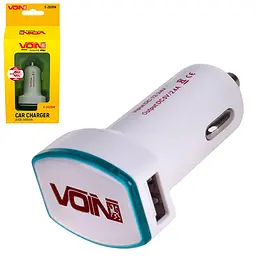 Автомобільний зарядний пристрій VOIN C-2026W 2USB (12 / 24V - 5V 2,4A)