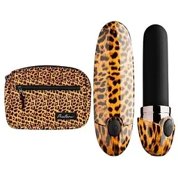 Вібратор Panthra Asha Lipstick Mini 10 см леопардовий