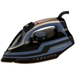 Праска Russell Hobbs 3100Вт, паровий удар -210гр, верт. відпарювання, керамічна підошва, чорно-синий teh0016276