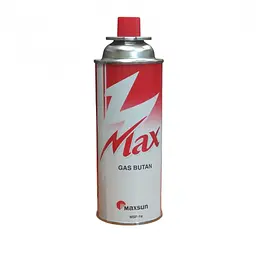 Балон газовий 220 г для портативних газових приладів MAXSUN Корея Червоний