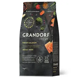 Сухий корм GD Fresh Adult Dog Mini Salmon & Sweet Potato для дорослих собак малих порід 1 кг