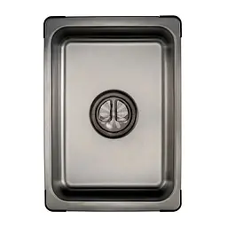 Кухонна мийка з нержавіючої сталі Mixxus MS7546-SET-01 Micro Decor Graphite MI8390, Графит - мініатюра 2