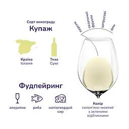 Вино Mucho Mas Blanco, біле, напівсухе, 0,75 л (891237) - мініатюра 2