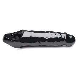 Насадка на пеніс Master Series Mamba Cock Sheath Packaged Black, 16.5 см (чорний) - мініатюра 2