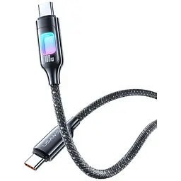 Кабель Usams TC Series USB-C to USB-C 100W, 1,2 м SJ750USB01 Tarnish (6958444992914) - мініатюра 3