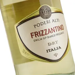 Ігристе вино Poderi Alti Frizzantino Emilia Bianco Secco-Dry біле сухе 10% 0.75 л - мініатюра 5